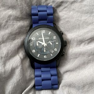 Royal blue Michael Kor’s watch